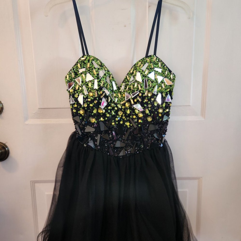 Bejeweled Formal Dress